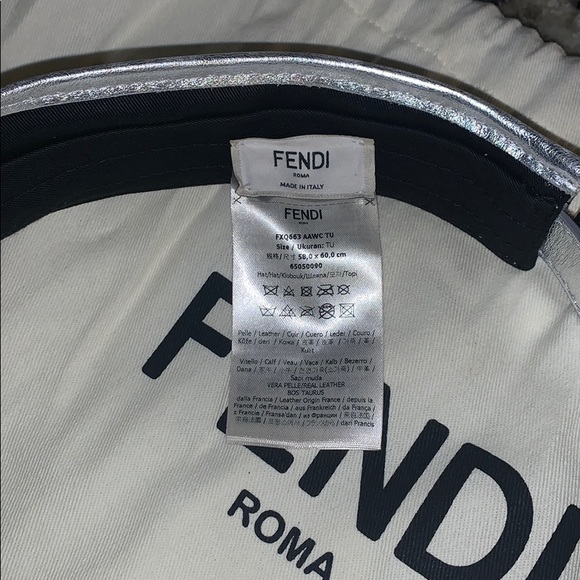 Fendi Print Leather Visor - Nicki Minaj x Fendi main image 5